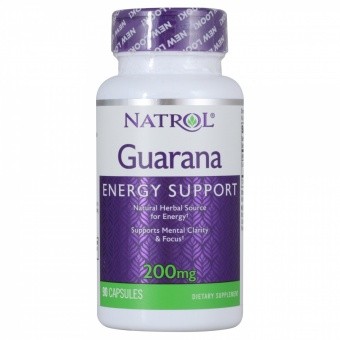 Natrol Guarana 200 mg Capsules 